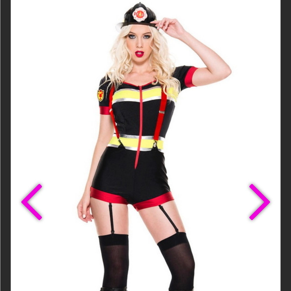 NWT! Fire Captain Adult Halloween Costume size SM